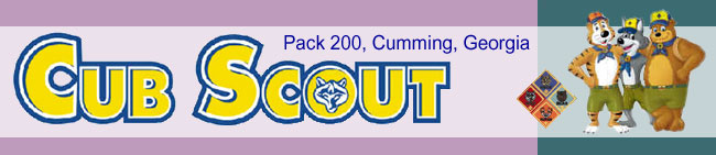 Cub Scouts, Pack 200, Den 13, Cumming, Georgia